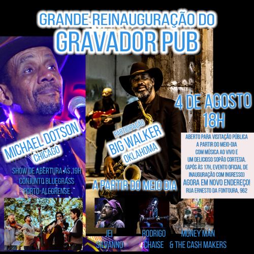 Reinauguração do Gravador Pub!