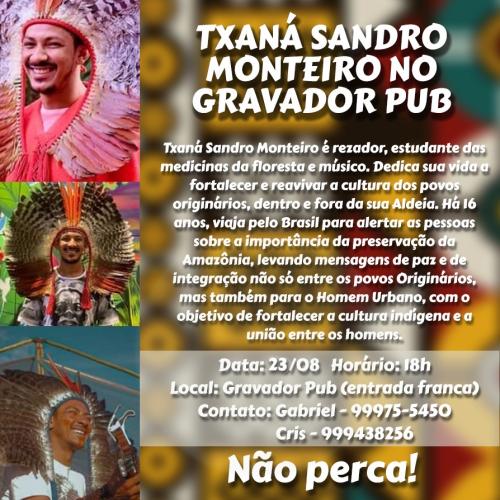 Povos Originários no Gravador Pub - Uma experiência de convivência