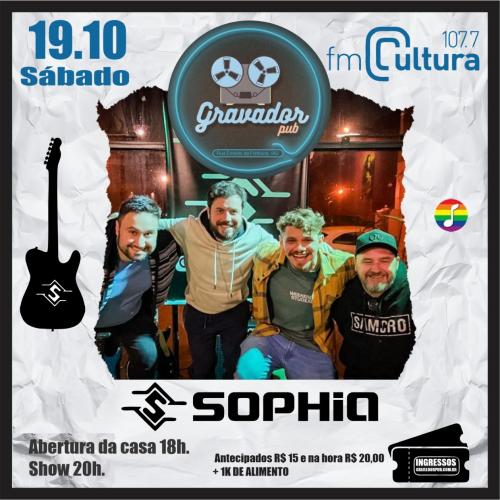 Banda Sophia ao Vivo no Gravador Pub