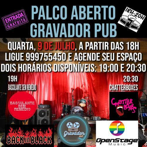 Ensaio Aberto Solidário Gravador Pub