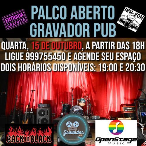 Ensaio Aberto Solidário Gravador Pub